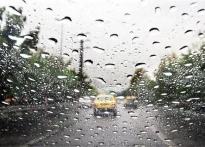 بارش باران و وزش باد شدید در بعضی استان ها ، افزایش دما در نوار شمالی کشور