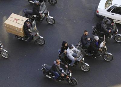 جای پارک مخصوص در دو خیابان مهم تهران برای موتورسواران ، ساماندهی در منطقه ها دیگر شروع می گردد